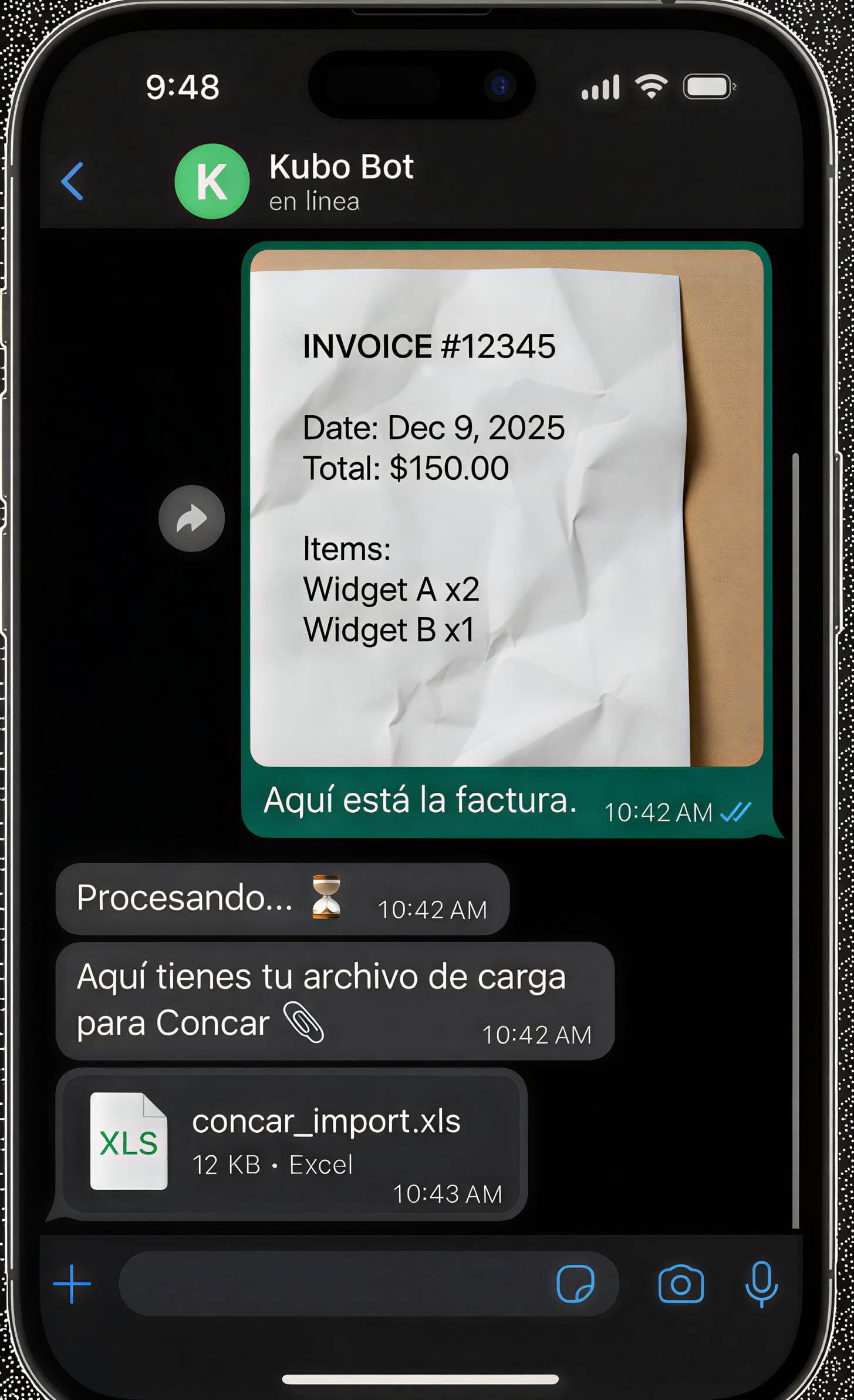 WhatsApp Concar Integration